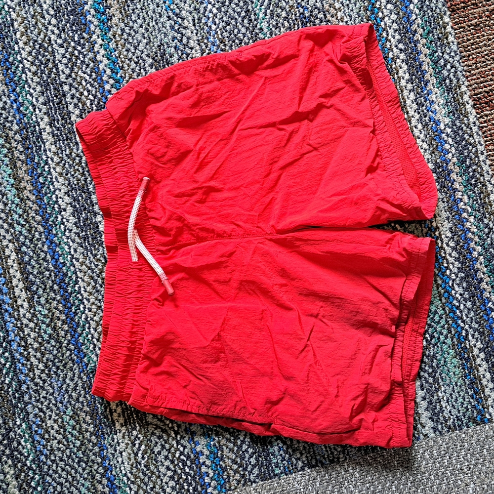 Bright Red Athletic Shorts